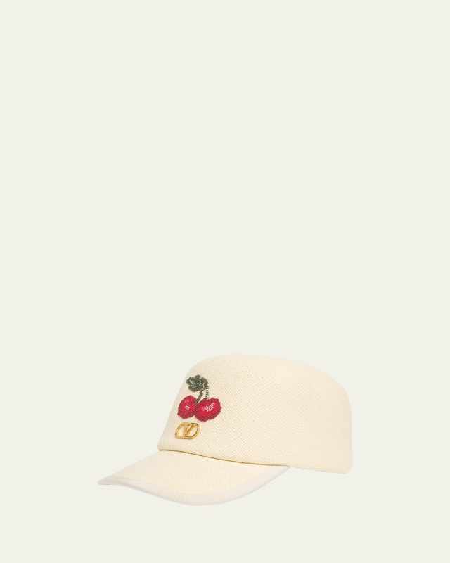 Cherry V-Logo Baseball Cap